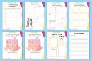 Full Year Activities Kids Planner