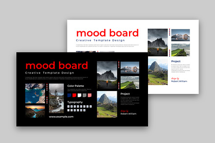 Mood Board for Branding Projects, an UI Kit Template by MightyDesign