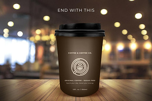 Takeaway Coffee Cup For Canva