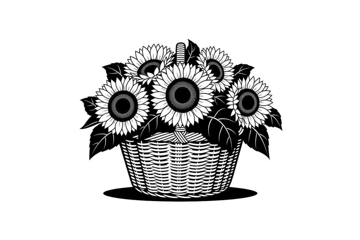 50 Woven Basket Vector Bundle, an Illustration by Designs_River (Photo 20 of 51)