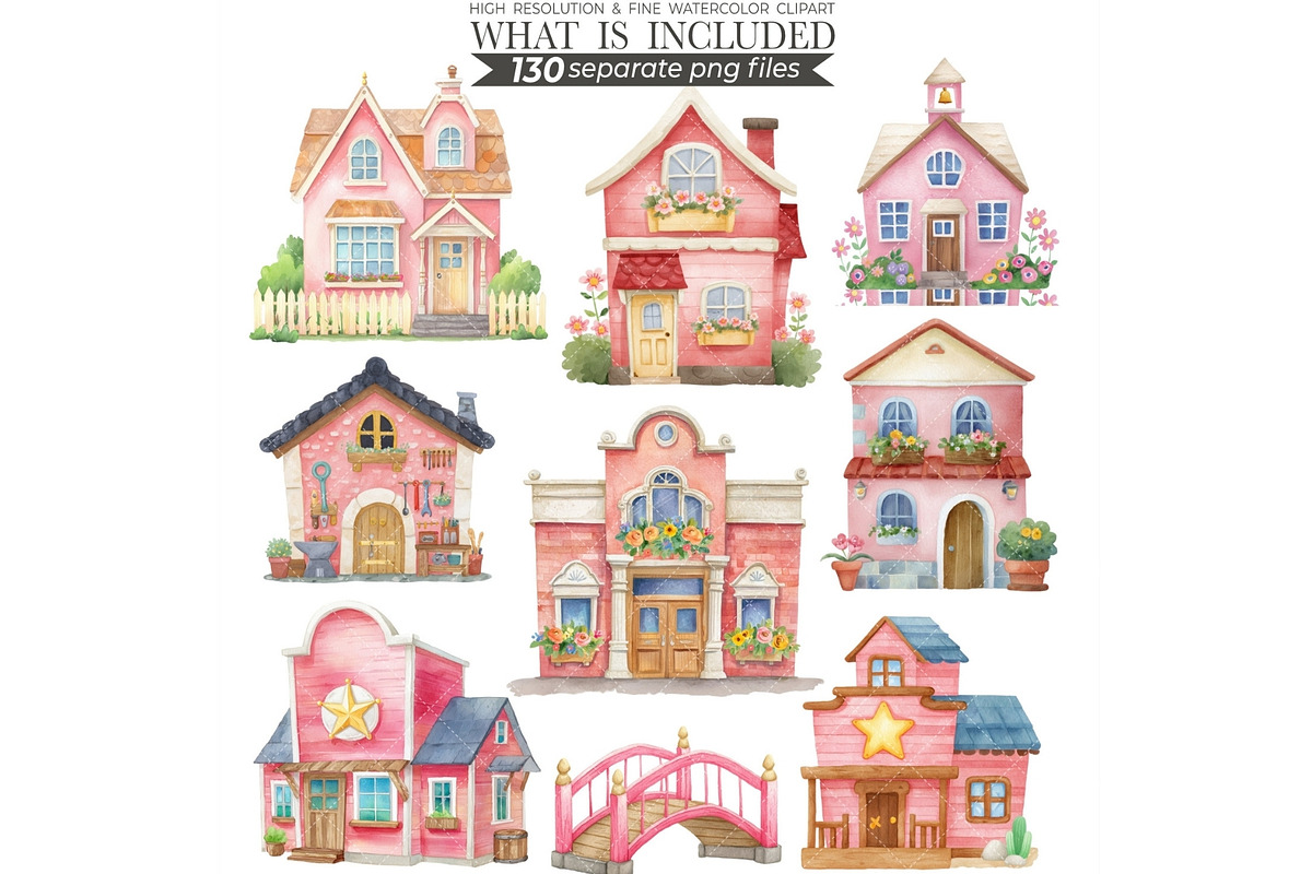 Watercolor Cowgirl Clipart Bundle, an Illustration by CharmClipart (Photo 8 of 9)