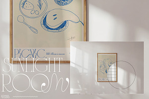 SUNLIGHT ROOM Frame Mockup & Shadow