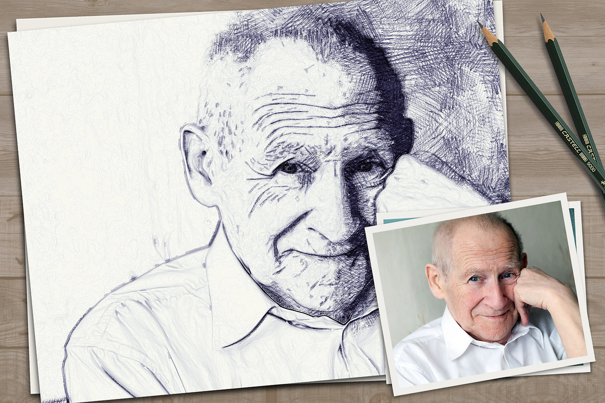 Sketch Art, an Action Add-On by g design (Photo 4 of 12)