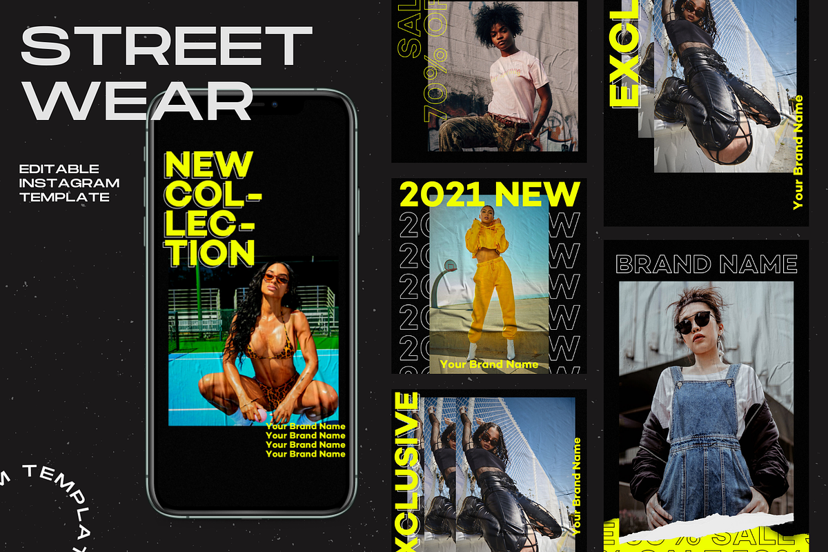 Street Fashion - IG Post&Stories, a Social Media Template by Rumiz Design (Photo 1 of 5)