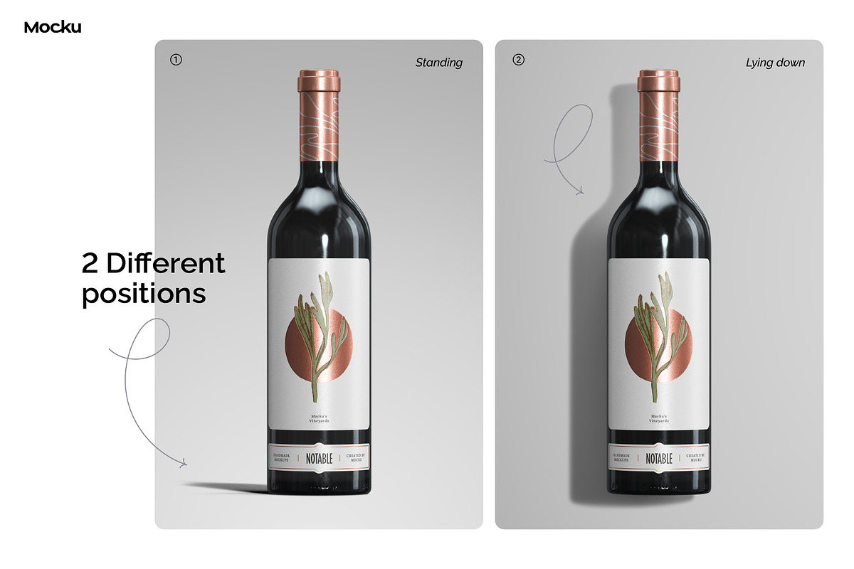 The wine creator - Bordeaux bottle, a Product Mockup by Mocku (Photo 12 of 14)