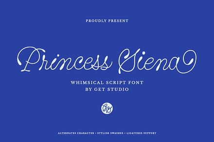 Princess Siena - A Whimsical Script