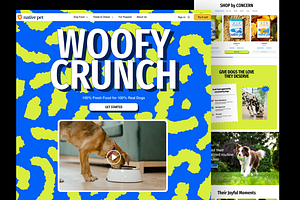 native pet - Dog Food Store, an UI Kit Template by Sans Design