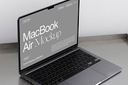 MacBook Air Mockup PSD, a Mac Mockup by Feel This (Thumbnail 1 of 3)