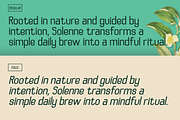 Quentra, a Sans Serif Font by CuratedType Studio (Thumbnail 3 of 11)