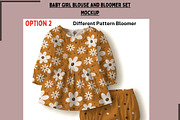 Baby Blouse and Bloomer Set Mockup, a Hoody Mockup by Nora Gad (Thumbnail 7 of 21)