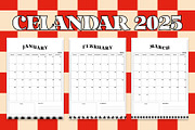 Calendar 2025 | Monochrome, a Poster Template by Emilly Studio (Thumbnail 2 of 3)
