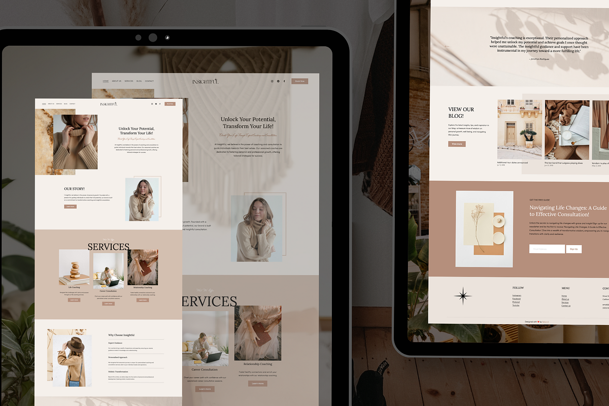 Insightful - Squarespace Template, a Templates & Theme by Refornit (Photo 3 of 7)