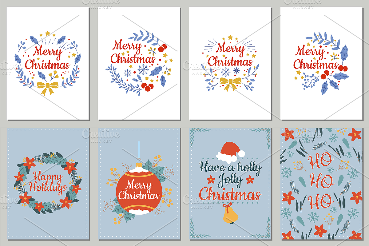 Marry Christmas Card, an Object Graphic by KartInnka (Photo 1 of 4)