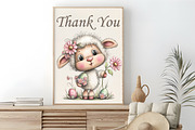Quirky Easter Lamb Clipart Bundle, an Animal Illustration by RobertsArt (Thumbnail 4 of 5)