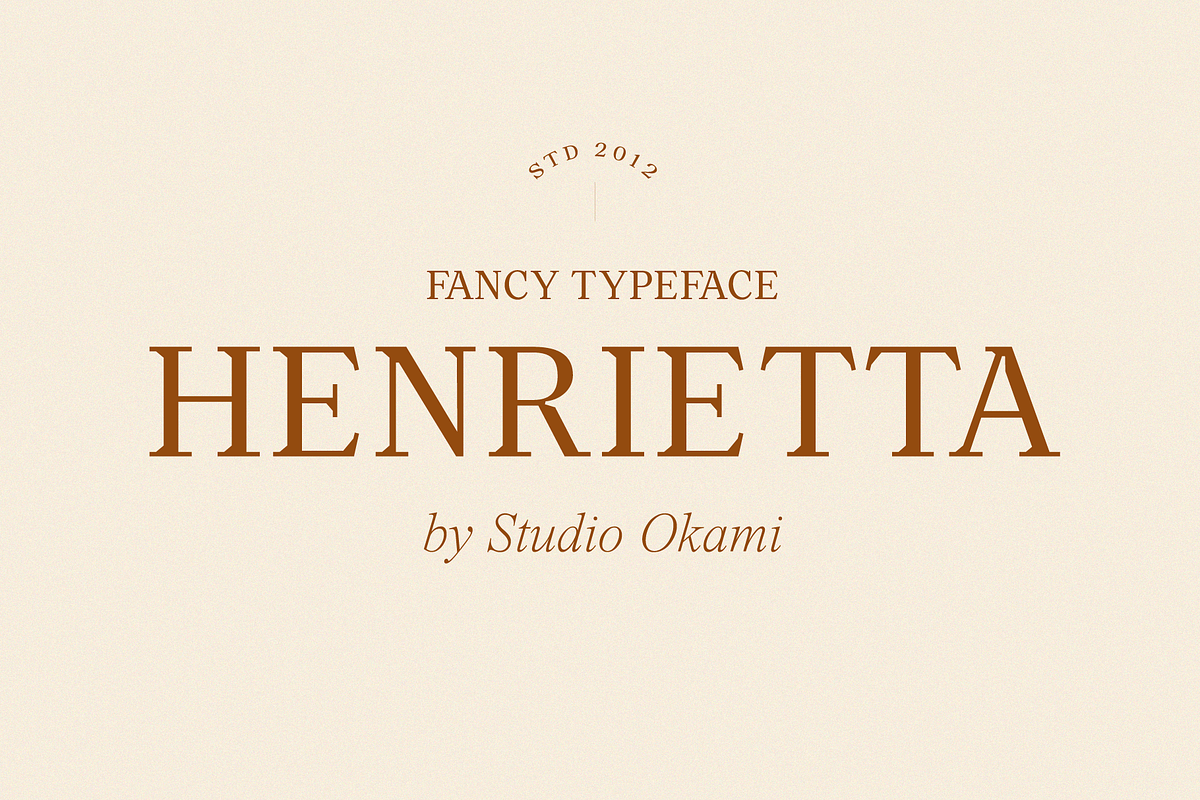 Henrietta Font (Fonts Pairing - Dou), a Serif Font by Studio Okami (Photo 1 of 10)