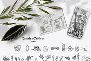 Wild Camping Watercolor Collection, a Sport Illustration by BarvArt (Thumbnail 16 of 22)
