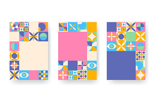 Set of spring abstract backgrounds, an Illustration by Tati_Kli