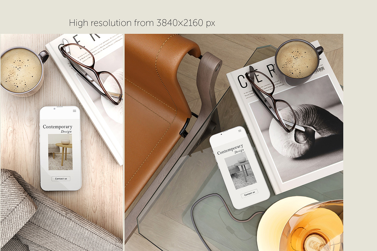 Smartphone and Laptop Mockup, an iPhone Mockup by DamriNa art (Photo 7 of 8)