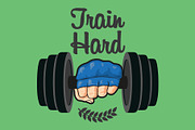 Fitness gym icons, a Graphic by Tomass2015 (Thumbnail 4 of 4)