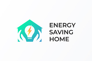 Energy Saving Home Logo Concept, a Branding & Logo Template by Signatoro