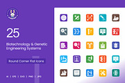 Biotechnology & Genetic Engineering, a Solid Icon by IconBunny (Thumbnail 1 of 2)