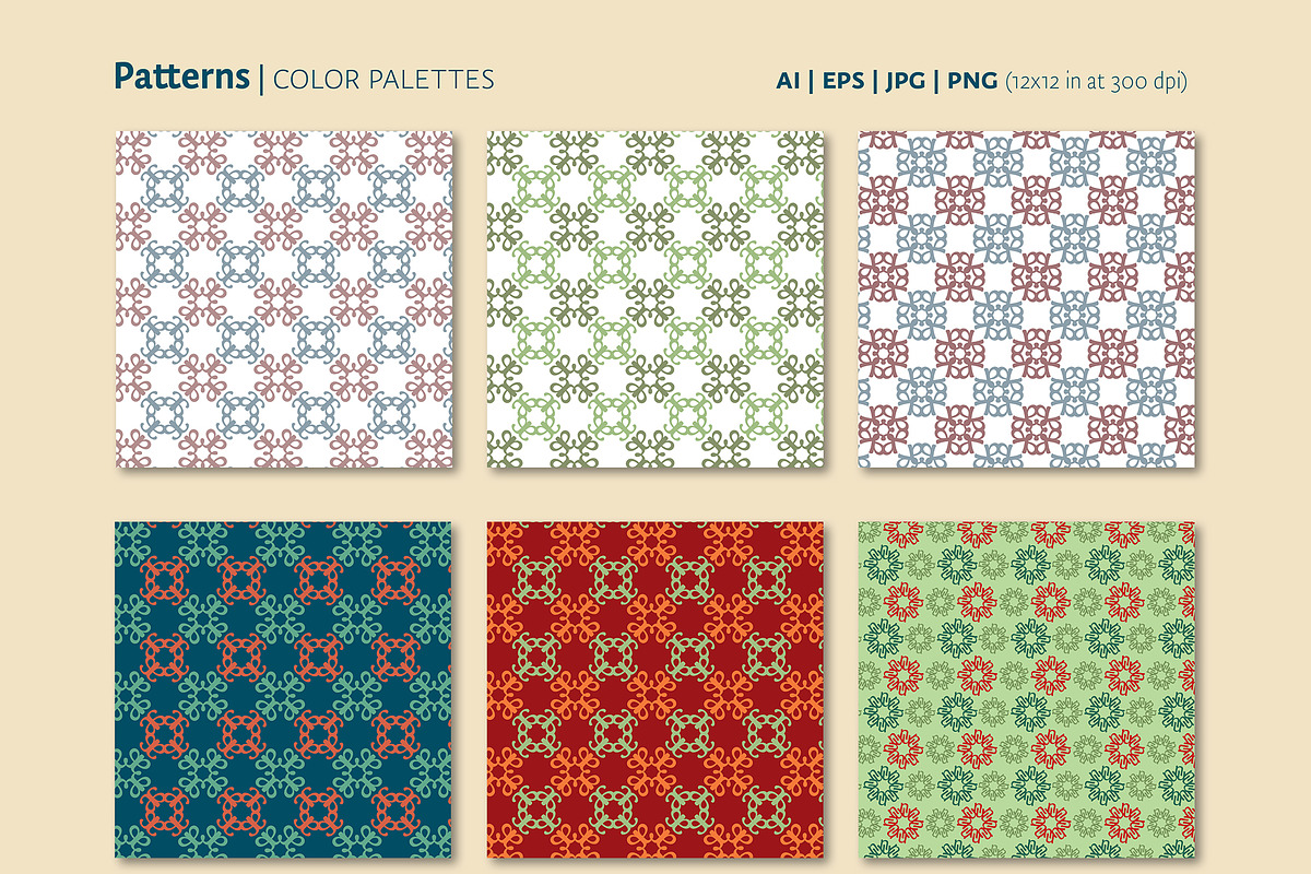 Winter Holidays Joy Collection, a Pattern Graphic by Type Art Crafters (Photo 8 of 15)