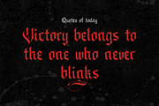 Grudge – Gothic Blackletter Typeface, a Blackletter Font by Almarkhatype (Thumbnail 12 of 15)