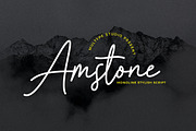 Amstone Stylish Font, a Script Font by Multype Studio (Thumbnail 1 of 7)