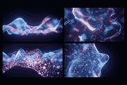 Particle Waves - 9 4K Loops, a Background Graphic by Photocreo Michal Bednarek (Thumbnail 5 of 6)