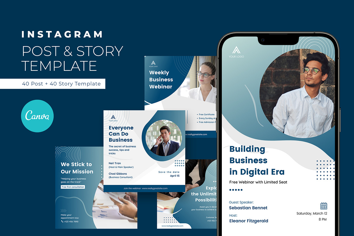 Kriotiva Business Company Instagram, a Social Media Template by peterdraw (Photo 1 of 5)