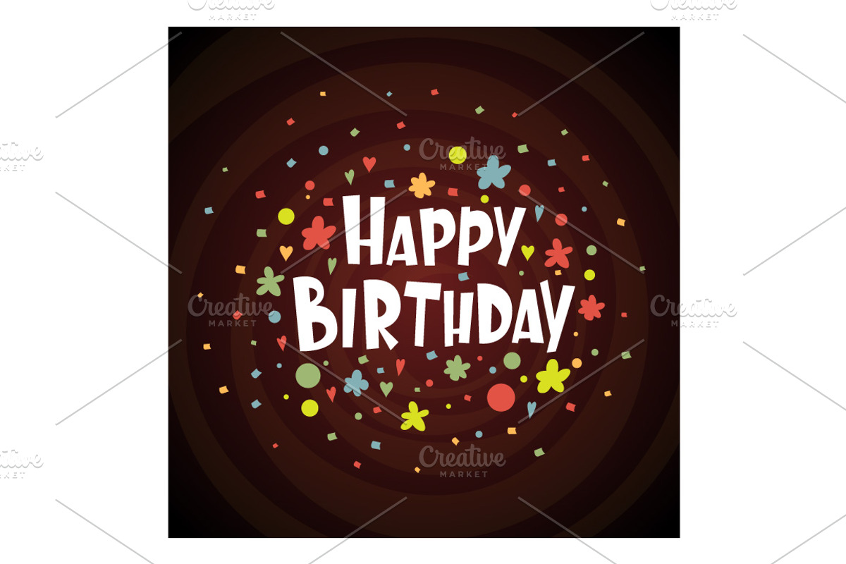 Happy Birthday Card, a Card Template by Greeek (Photo 2 of 2)