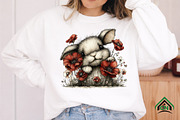 Whimsical Spring Peeking Animals PNG, an Illustration by Craft Nest (Thumbnail 7 of 12)