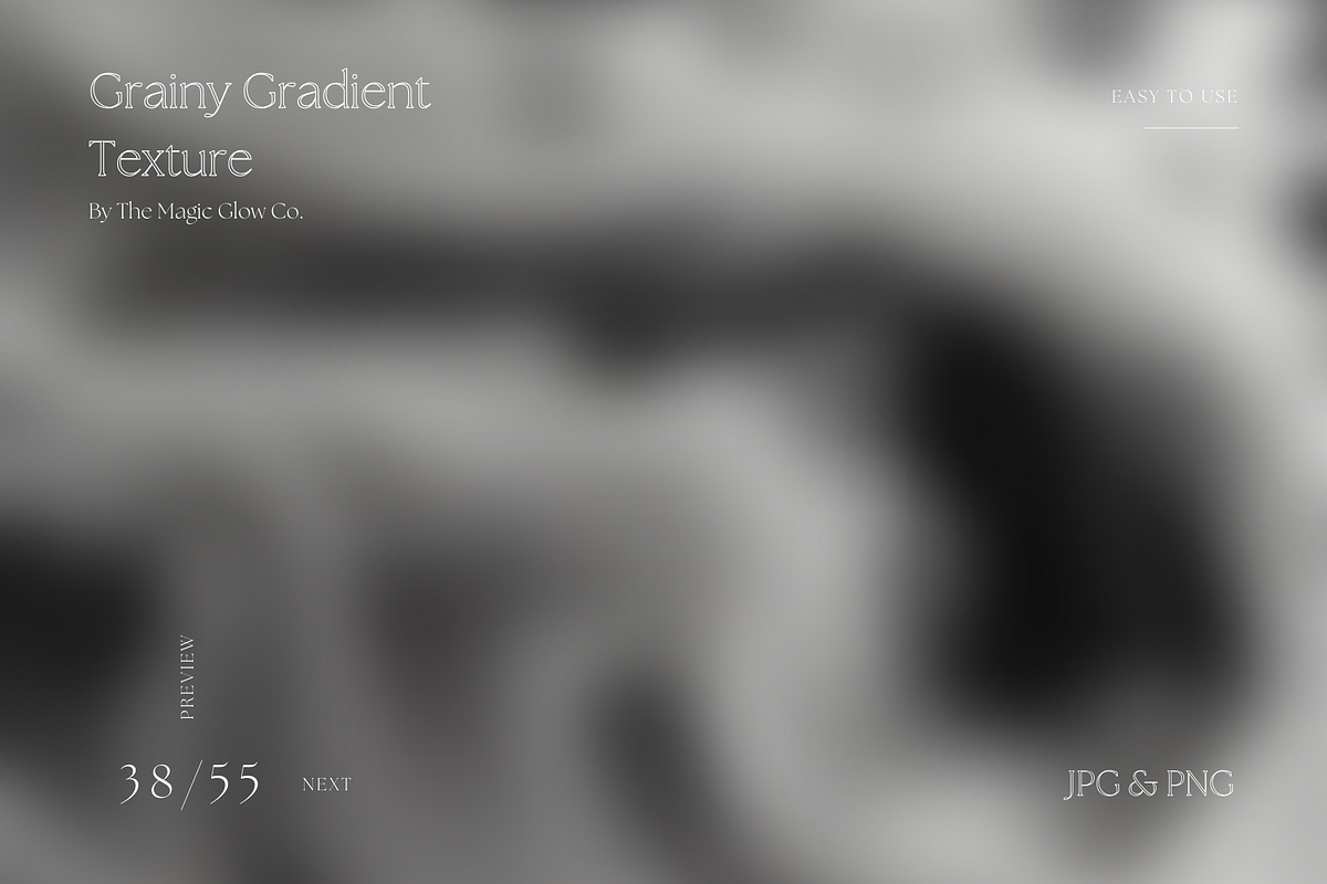MONO Grainy Gradient Blur Background, a Background Graphic by The Magic Glow Co. (Photo 5 of 8)