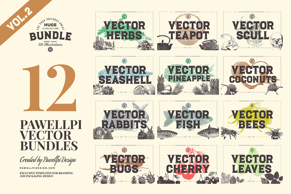 VECTOR ILLUSTRATIONS 350 IN ONE VOL2, an Object Illustration by pawellpi (Photo 2 of 103)