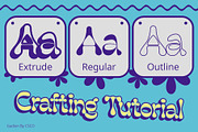 Gadion 3D, a Sans Serif Font by Craft Supply Co. (Thumbnail 2 of 8)