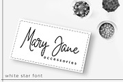 White Star - Chic Handwritten Font, a Script Font by din-studio.com (Thumbnail 6 of 8)