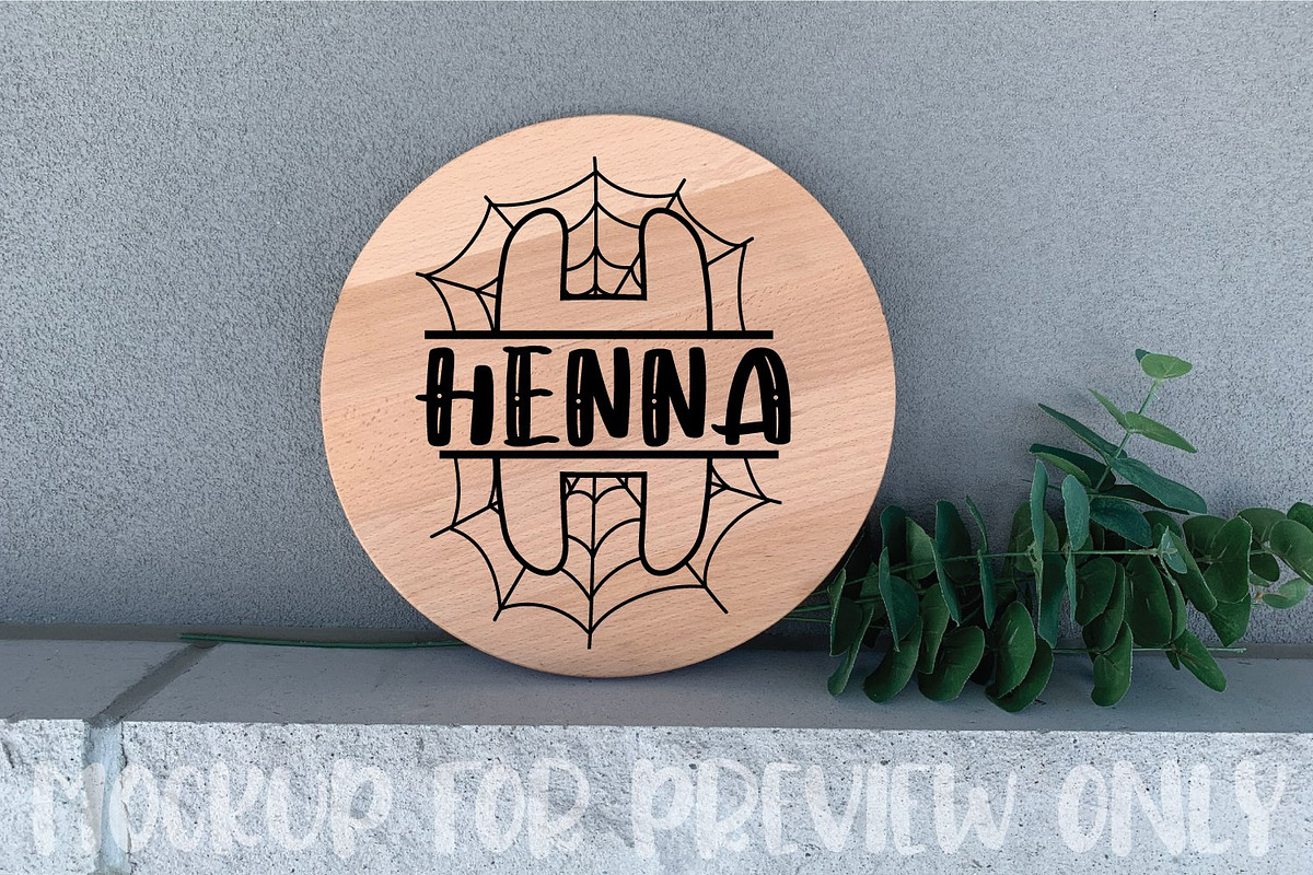 Spider Web Halloween Monogram Font, a Symbol Font by Aqua Artistry Creations (Photo 7 of 7)