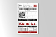 Shipping Fragile Barcode Label, a Print Template by Siska Arista (Thumbnail 3 of 3)