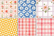 Retro Seamless Pattern Bundle, a Pattern Graphic by Black Bird Studio (Thumbnail 3 of 6)