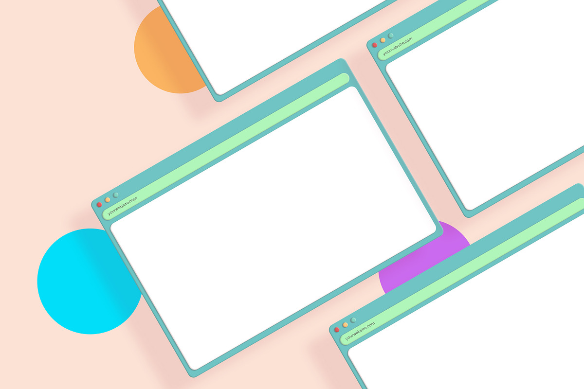 Simple 3D Browser Mockup, a Device Mockup by Uncle Wiel (Photo 4 of 7)