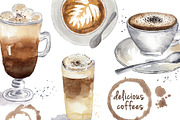 Watercolo Breakfast - Coffee Time, a Food Illustration by MaraquelaStudio (Thumbnail 5 of 7)