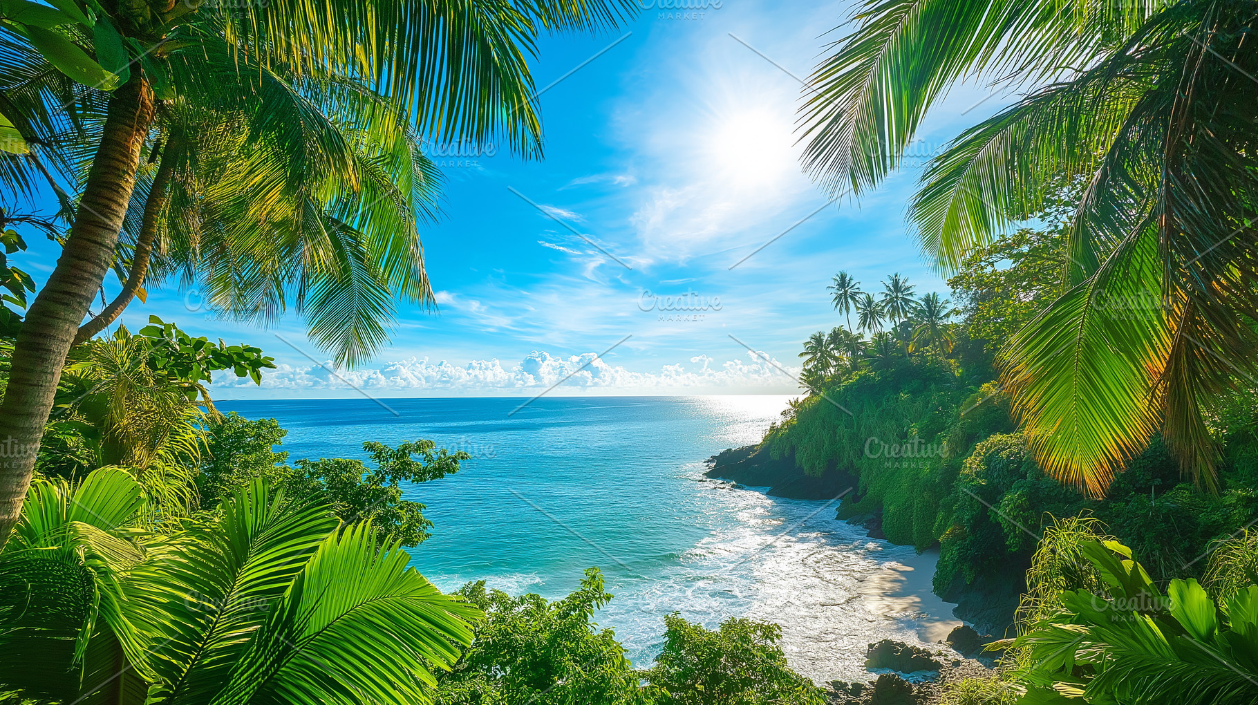 Stunning tropical coastline, a Nature Photo by MistyDay