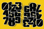 Justock Font - Black Slab, a Slab Serif Font by giemons™ (Thumbnail 6 of 9)