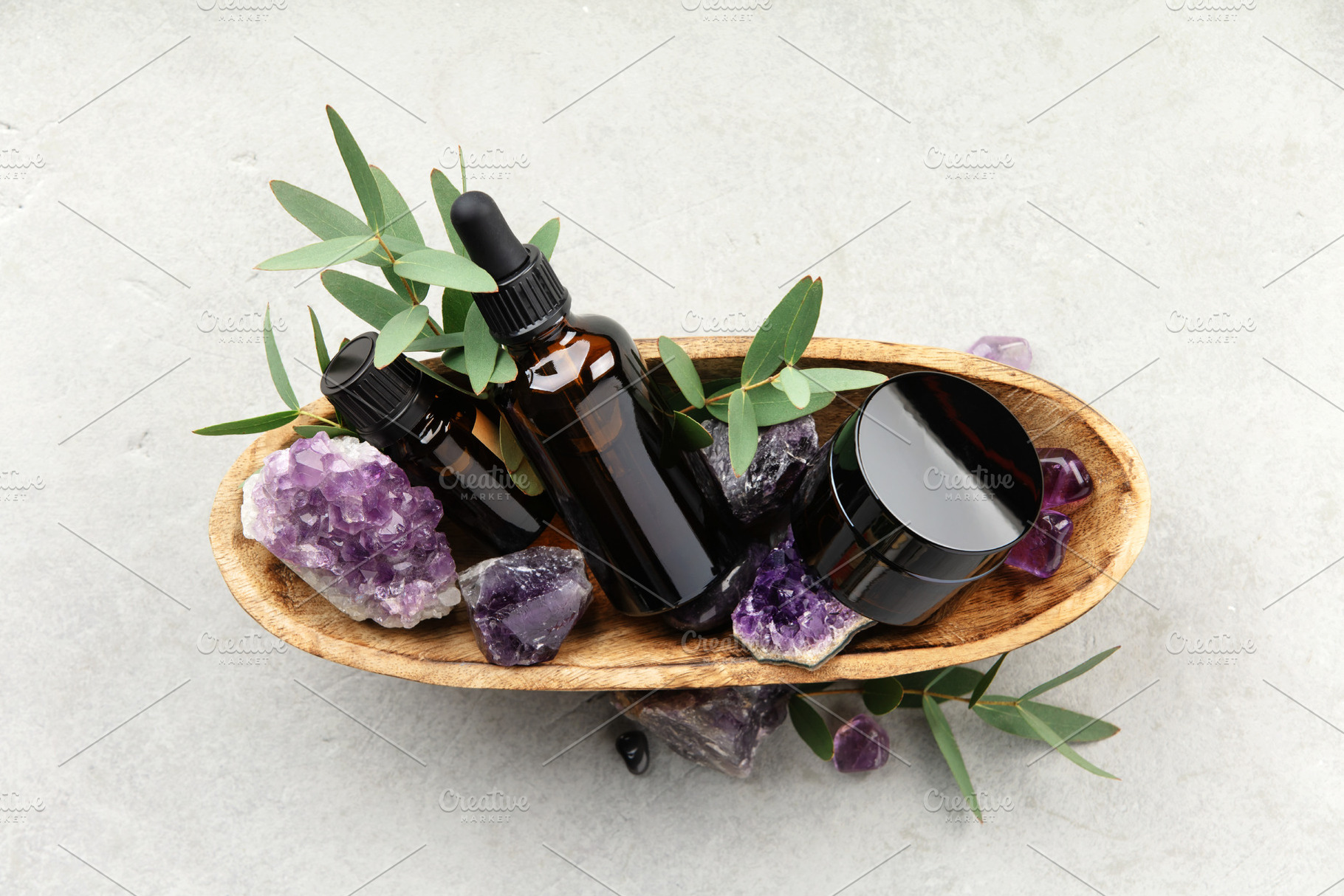 Amethyst Healing and Aromatherapy Set, a Nature Photo by Natalia Klenova's Shop