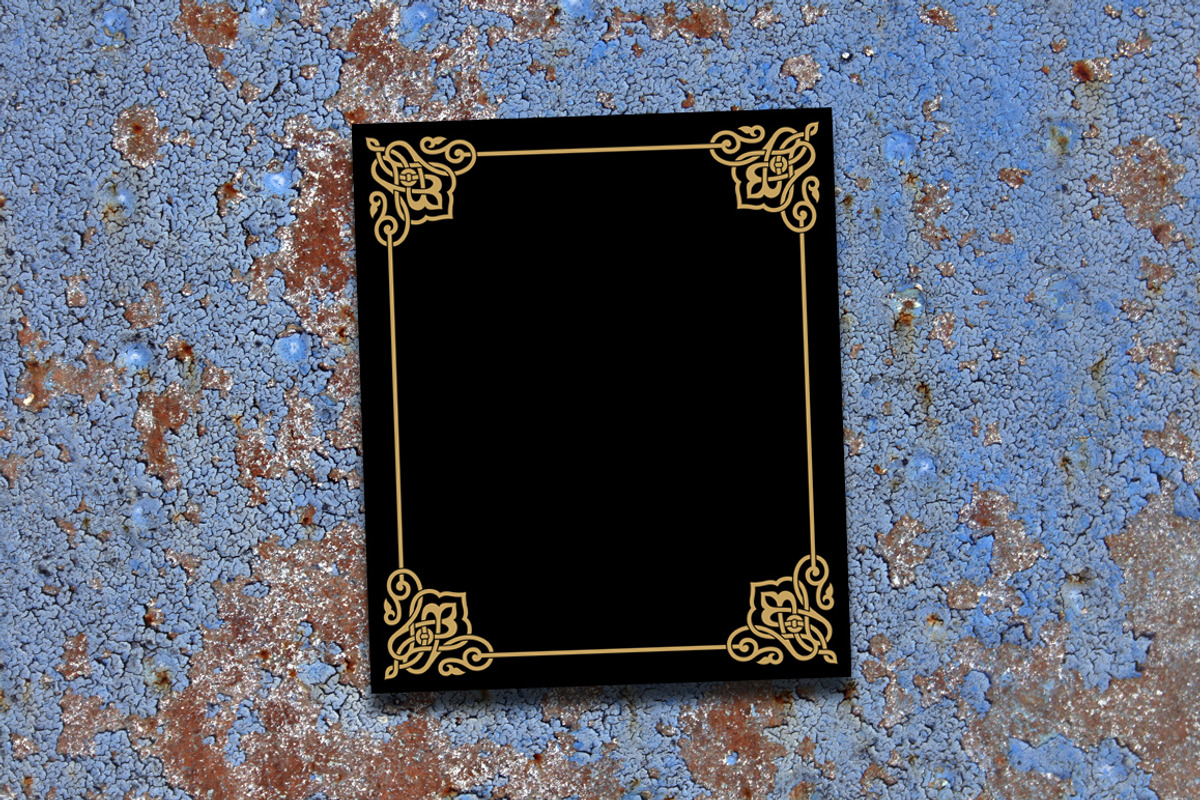 Classic Rectangle Frame, a Card Template by Azat1976