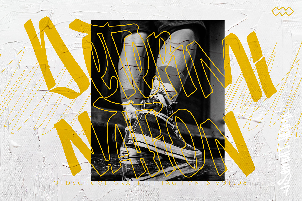 Tagging Empires - Graffiti Tag Font, a Blackletter Font by SemutHitam Creative (Photo 5 of 13)