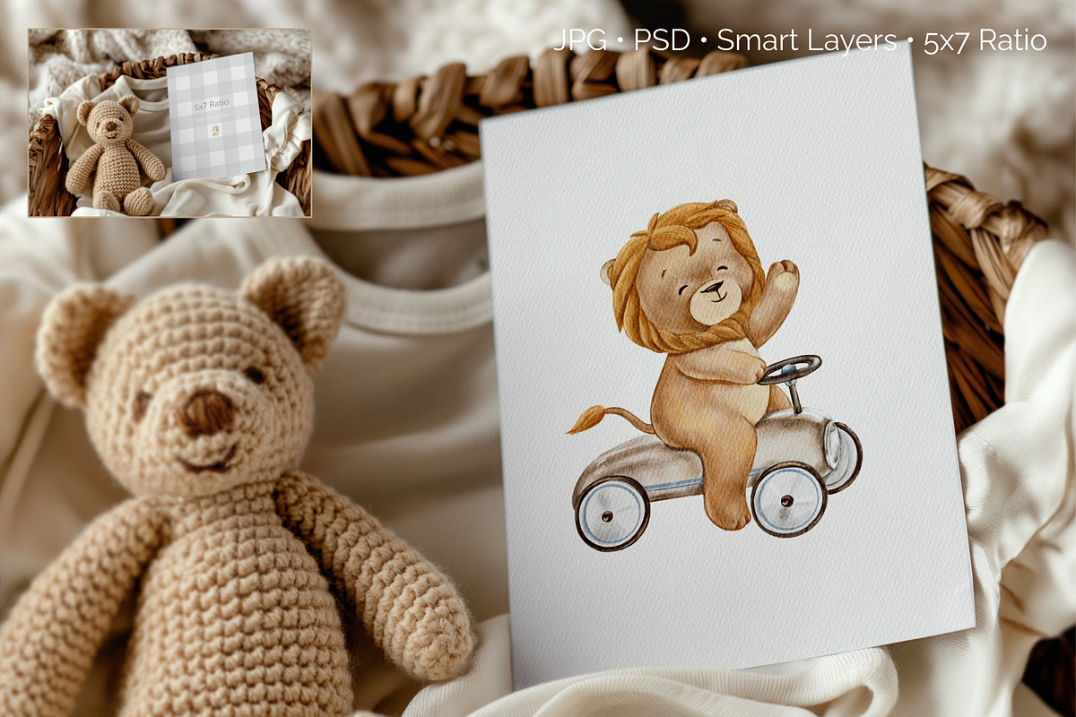 Tiny Moments – Baby Card Mockups, a Mockup by NikiArts (Photo 4 of 8)