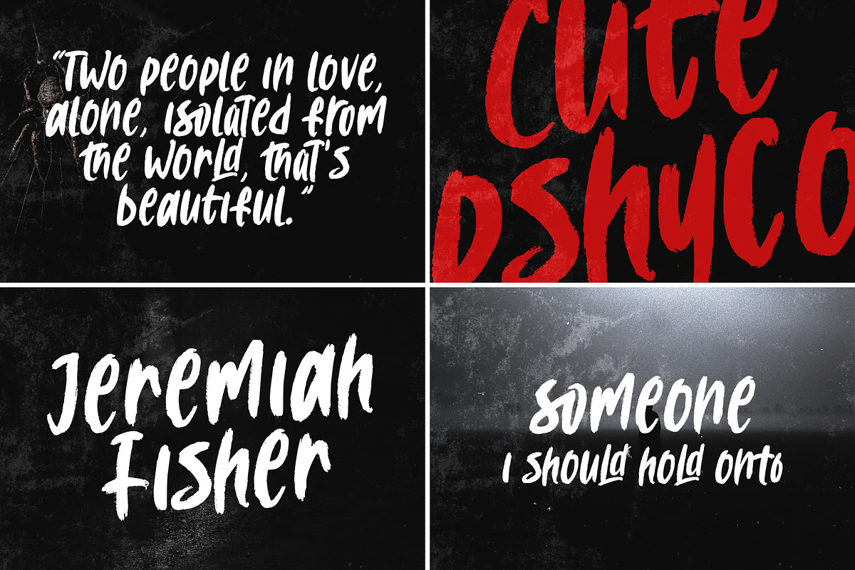 Manforest Handwritten Display Font, a Handwritten Font by MACK 75 (Photo 3 of 3)
