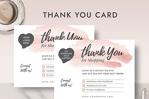 Thank You Order Card TC001