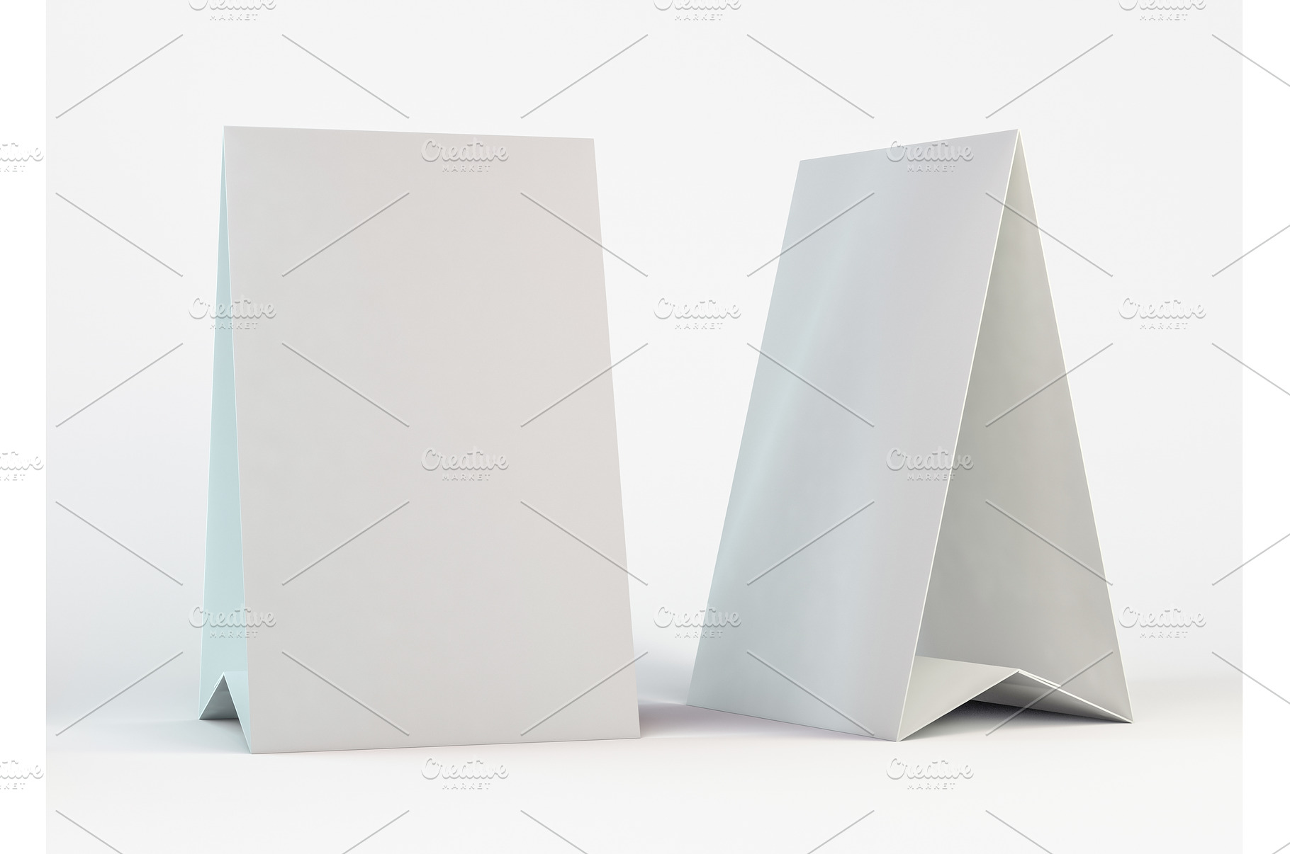 Blank paper Table Tent template for, a Business Photo by 3D Graphics Shop
